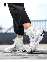 Load image into Gallery viewer, Mens Casual Luxury Shoes Trainer Race White Shoes Fashion Summer Men's Sneakers Fashion Sport Running Non Slip Casual Shoe Athletic Tennis Walking Outdoor Modern Design Shoes
