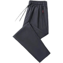 Load image into Gallery viewer, Men's Casual Pants Straight Slim Fit Elastic Waist Jogger Korean Classic Blue Black Gray Male Brand Trousers Plus Size
