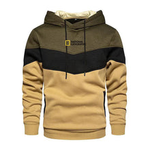 Load image into Gallery viewer, Men's Casual Sports Panel Hooded Pullover Sweatshirt
