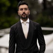 Load image into Gallery viewer, Barbera - Silk Jacquard Tie - Champagne
