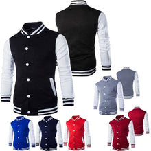 Load image into Gallery viewer, Mens Fashion Casual Slim Fit Jacket Men/Boy Baseball Jacket Men Fashion Design Classic Elegant Clothing Men's College Comfortable Jacket High School Long Sleeves Jackets
