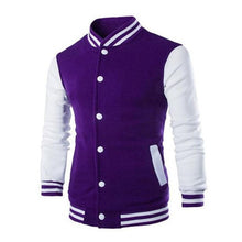Load image into Gallery viewer, Mens Fashion Casual Slim Fit Jacket Men/Boy Baseball Jacket Men Fashion Design Classic Elegant Clothing Men's College Comfortable Jacket High School Long Sleeves Jackets
