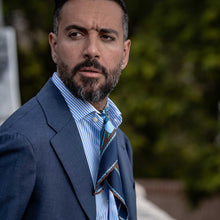 Load image into Gallery viewer, Lombardi - Silk Neckerchief - Blue
