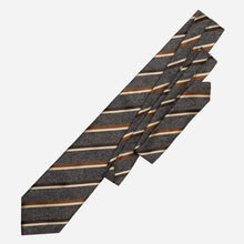 Load image into Gallery viewer, Velletri - Silk Jacquard Tie - Steel
