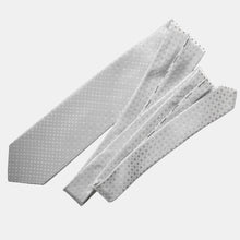 Load image into Gallery viewer, Barbera - Silk Jacquard Tie - Silver
