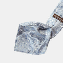 Load image into Gallery viewer, Montecarlo - Silk Jacquard Tie - Blue

