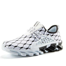 Load image into Gallery viewer, Mens Lightweight Breathable White Sneakers Casual Spring New Fashion Comfortable Walking  Slip-On Sneakers Breathable Fashion Athletic Gym Casual Tennis Sneakers Modern Design Shoes
