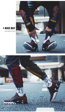 Load image into Gallery viewer, Mens Lightweight Breathable White Sneakers Casual Spring New Fashion Comfortable Walking  Slip-On Sneakers Breathable Fashion Athletic Gym Casual Tennis Sneakers Modern Design Shoes

