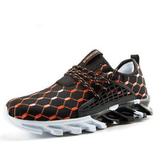 Load image into Gallery viewer, Mens Lightweight Breathable White Sneakers Casual Spring New Fashion Comfortable Walking  Slip-On Sneakers Breathable Fashion Athletic Gym Casual Tennis Sneakers Modern Design Shoes
