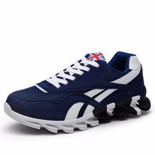 Load image into Gallery viewer, Mens Lightweight Breathable White Sneakers Casual Spring New Fashion Comfortable Walking  Slip-On Sneakers Breathable Fashion Athletic Gym Casual Tennis Sneakers Modern Design Shoes
