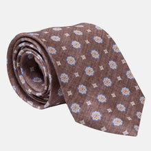 Load image into Gallery viewer, Antinori - Printed Silk Tie - Brown
