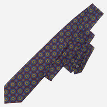 Load image into Gallery viewer, La Vigna - Printed Wool &amp; Silk Tie - Burgundy
