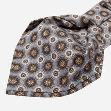 Load image into Gallery viewer, La Vigna - Printed Wool &amp; Silk Tie - Grey
