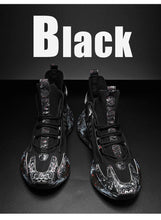 Load image into Gallery viewer, Mens Luxury Sneakers Casual Sports Trainer Race White Shoes Fashion Running Modern Sneakers Autumn Breathable Trendy Mens Walking Casual Sneakers
