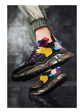 Load image into Gallery viewer, Mens Luxury Sneakers Casual Sports Trainer Race White Shoes Fashion Running Modern Sneakers Autumn Breathable Trendy Mens Walking Casual Sneakers
