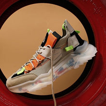 Load image into Gallery viewer, Mens Luxury Sneakers Casual Sports Trainer Race White Shoes Fashion Running Modern Sneakers Autumn Breathable Trendy Mens Walking Casual Sneakers
