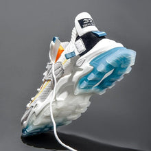 Load image into Gallery viewer, Mens Luxury Sneakers Casual Sports Trainer Race White Shoes Fashion Running Modern Sneakers Autumn Breathable Trendy Mens Walking Casual Sneakers
