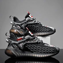 Load image into Gallery viewer, Mens Luxury Sneakers Casual Sports Trainer Race White Shoes Fashion Running Modern Sneakers Autumn Breathable Trendy Mens Walking Casual Sneakers
