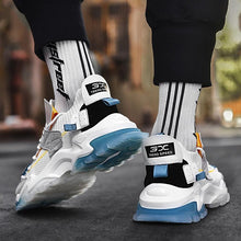 Load image into Gallery viewer, Mens Luxury Sneakers Casual Sports Trainer Race White Shoes Fashion Running Modern Sneakers Autumn Breathable Trendy Mens Walking Casual Sneakers
