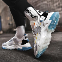 Load image into Gallery viewer, Mens Luxury Sneakers Casual Sports Trainer Race White Shoes Fashion Running Modern Sneakers Autumn Breathable Trendy Mens Walking Casual Sneakers
