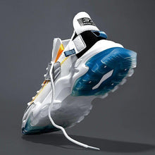 Load image into Gallery viewer, Mens Luxury Sneakers Casual Sports Trainer Race White Shoes Fashion Running Modern Sneakers Autumn Breathable Trendy Mens Walking Casual Sneakers
