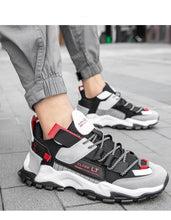 Load image into Gallery viewer, Mens Luxury Sneakers Casual Sports Trainer Race White Shoes Fashion Running Modern Sneakers Autumn Breathable Trendy Mens Walking Casual Sneakers
