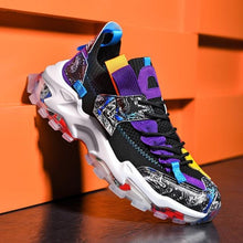 Load image into Gallery viewer, Mens Luxury Sneakers Casual Sports Trainer Race White Shoes Fashion Running Modern Sneakers Autumn Breathable Trendy Mens Walking Casual Sneakers

