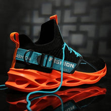 Load image into Gallery viewer, Mens Luxury Sneakers Casual Sports Trainer Race White Shoes Fashion Running Modern Sneakers Autumn Breathable Trendy Mens Walking Casual Sneakers
