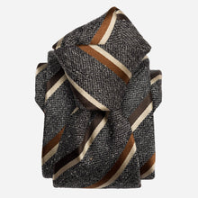 Load image into Gallery viewer, Velletri - Silk Jacquard Tie - Steel
