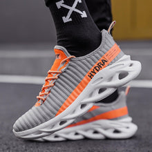 Load image into Gallery viewer, Mens Modern Sneakers Autumn Breathable Black Trendy Sneakers Men Walking Casual Light Sports Men's Running Sneakers Non Slip Athletic Tennis Sneakers

