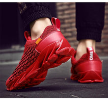 Load image into Gallery viewer, Mens Modern Sneakers Breathable Running Shoes Outdoor Sport Casual Couples Gym Mens Lightweight Unique Design Bottom Breathable Tennis Sport Sneakers
