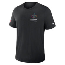 Load image into Gallery viewer, Carolina Panthers Nike Black 2025 NFL Crucial Catch Tri-Blend Dri-FIT T-Shirt
