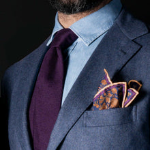 Load image into Gallery viewer, Plum - Silk Grenadine Tie
