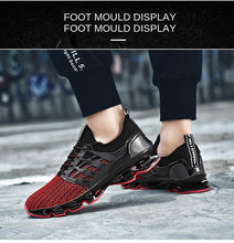 Load image into Gallery viewer, Mens Running Breathable Fashion Trainers Casual Couple Shoes Breathable Running Sports Outdoor Cushioning Sneakers Running Elegant Walking Athletics Trainer Sports Sneakers
