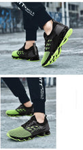 Load image into Gallery viewer, Mens Running Breathable Fashion Trainers Casual Couple Shoes Breathable Running Sports Outdoor Cushioning Sneakers Running Elegant Walking Athletics Trainer Sports Sneakers

