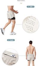 Load image into Gallery viewer, Men's Running Shorts Quick-drying Fitness Black Double Layer Shorts Men New Sport Workout Training Bodybuilding Short Pants
