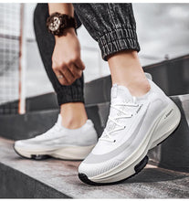 Load image into Gallery viewer, Mens Running Sneakers Luxury Mens Casual Shoes Trainer Race Off White Shoes Slip on Walking Casual Breathable Air Cushion Fashion Lightweight Sneakers
