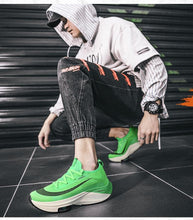 Load image into Gallery viewer, Mens Running Sneakers Luxury Mens Casual Shoes Trainer Race Off White Shoes Slip on Walking Casual Breathable Air Cushion Fashion Lightweight Sneakers
