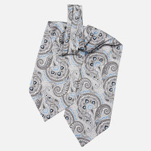 Load image into Gallery viewer, Bugatti - Silk Ascot Cravat Tie - Grey
