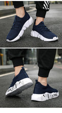 Load image into Gallery viewer, Mens Sport Sneakers Casual Fashion New Light Breathable Red Mesh High Quality Comfortable Running Shoes Men Casual Breathable Walking Sport Athletic Sneakers Gym Tennis Slip On Lightweight Mens Sneakers

