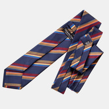 Load image into Gallery viewer, Battisti - Silk Jacquard Tie - Navy
