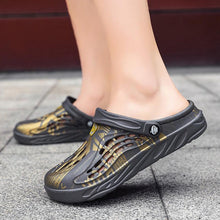 Load image into Gallery viewer, Mens Summer Shoes Sandals Holes Sandals Hollow Breathable Flip Flops Fashion Beach Slippers Garden Clogs Sandals Arch Support Cushioned Yard Unisex Comfortable Clogs
