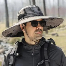 Load image into Gallery viewer, Men's Wide Brim Sun Protection Hat
