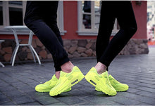 Load image into Gallery viewer, Mens Womens Luxury Sneakers Mesh Sports Casual Shoes Solid Lace-Up Outdoor Sports Sneakers Lace Up Unisex Walk Men's Air Athletic Running Shoes Fashion Sport Sneakers
