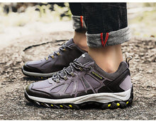Load image into Gallery viewer, Mens Womens Travel Shoes New Non-Slip Wear-Resistant Climbing Sport Shoes Fashion Outdoor Walking Shoes Comfortable Low Cut Hiking Shoes Wide Breathable Slip Resistant Shoes
