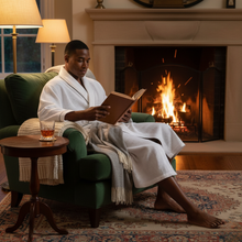 Load image into Gallery viewer, Premium Waffle Piping Robe for Men
