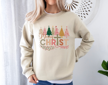 Load image into Gallery viewer, Merry Christmas Cross Tee or Sweatshirt
