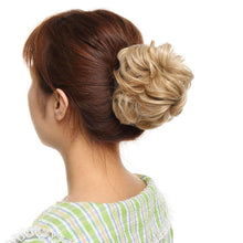 Load image into Gallery viewer, Messy Bun Scrunchy Hair Bun Fake Hair Synthetic Women Chignon Elastic Hair Band Hairpieces For Women Updo Donut Chignon Clip in Hair Extension For Volumized Hair Buns For Girls
