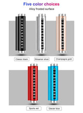 Load image into Gallery viewer, Metal Car Temporary Parking Card Universal Rotate Phone Number Plate Aluminum Stickers Park Stop in Car-styling Car Temporary Parking Card Metal Car Temporary Parking Card Universal Rotate Phone Number Plate Aluminum Stickers Auto Accessories
