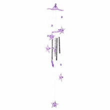 Load image into Gallery viewer, Metal Tubes Crystal Moon/Star/Butterfly/Flower Bell Butterfly Wind Chimes Outdoor Wind Chimes Garden Patio Decor Wind Chimes For Garden Outdoor Yard  Hanging Decor Ornament
